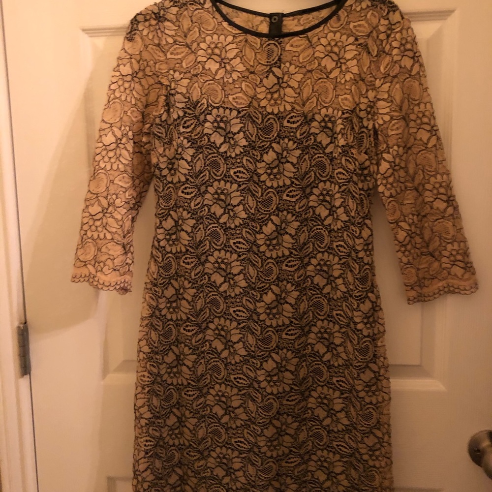 Calvin Klein lace floral dress